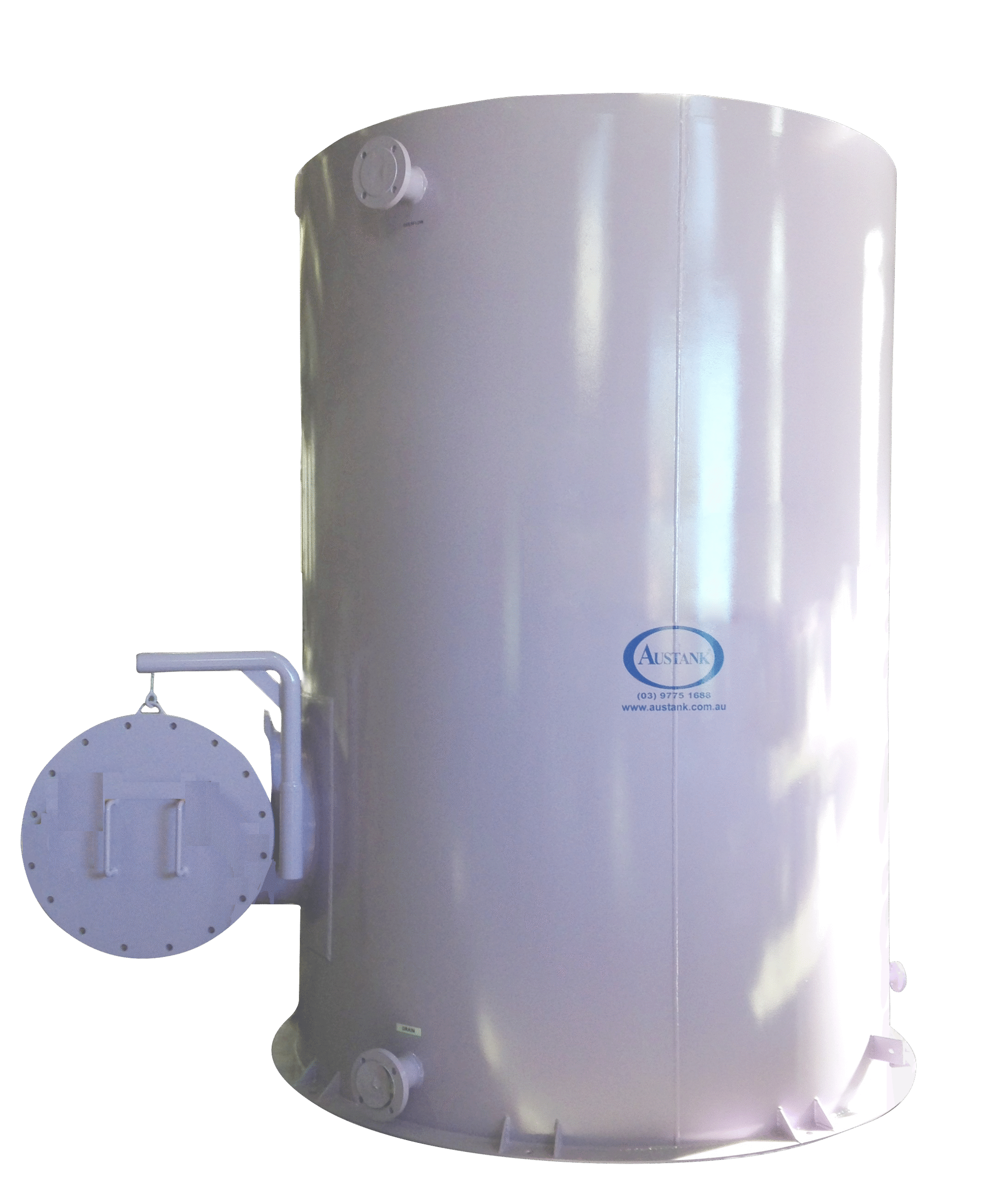 Vertical Single skin flat base tank