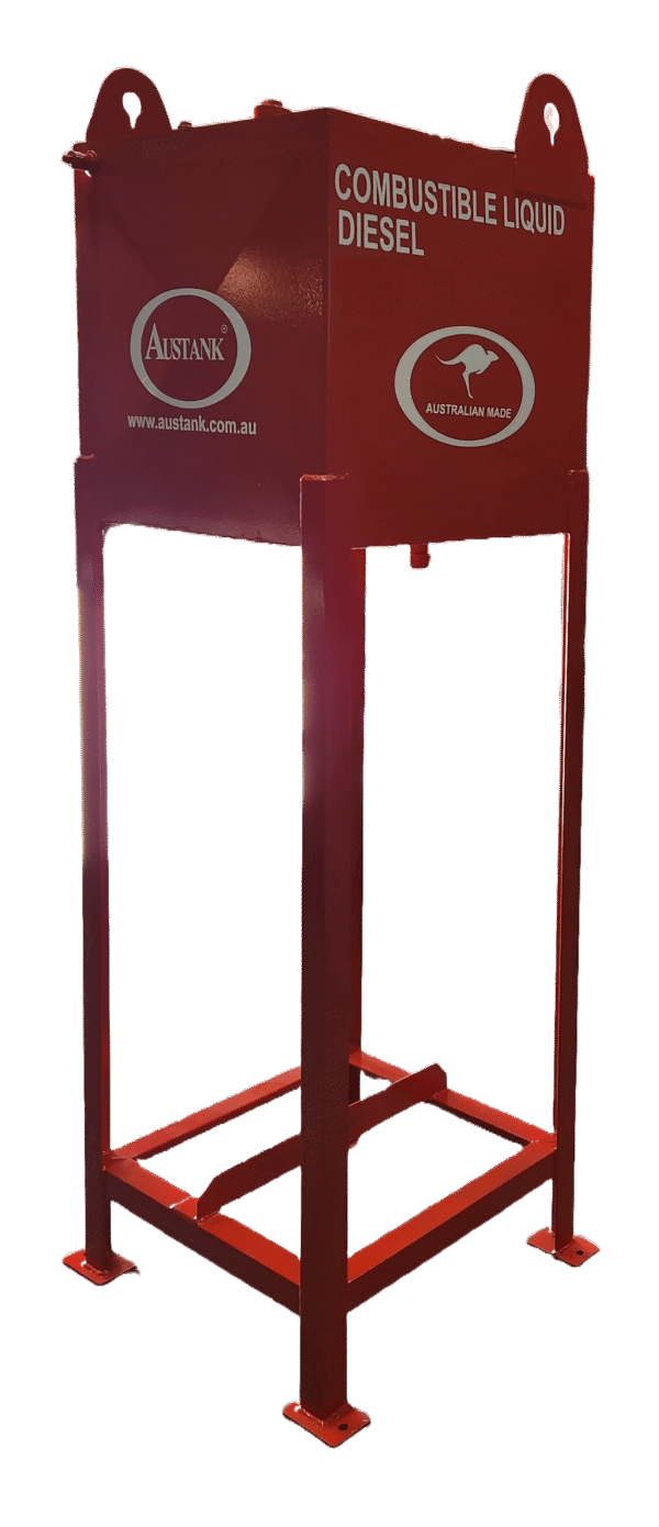 Standard Rectangular Overhead tank for Diesel, Stand 1.5m
