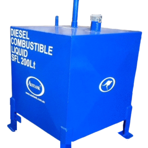 Standard Rectangular Single skin tank for Diesel, Short leg 150mm Size - 200