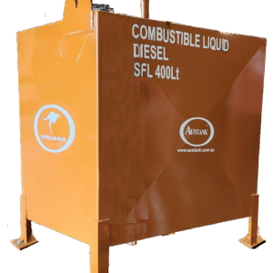 Standard Rectangular Single skin tank for Diesel, Short leg 150mm Size - 400