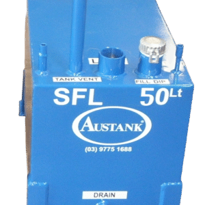 Standard Rectangular Single skin tank for Diesel, Short leg 150mm Size - 50