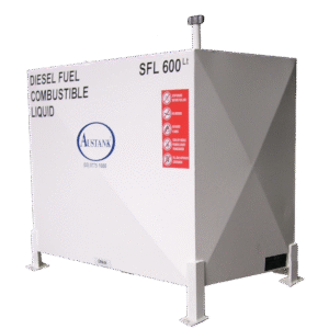 Standard Rectangular Single skin tank for Diesel, Short leg 150mm Size - 600