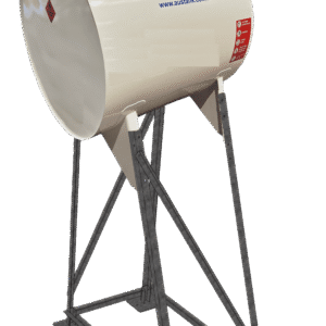 Standard Rectangular Overhead tank for Petrol, Stand 1.8m - Size - 1250Lt