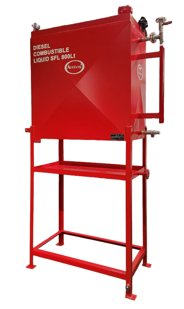 Customised Rectangular Self bunded / Double skin tank with long legs for Diesel/Petrol, Oil or Chemical