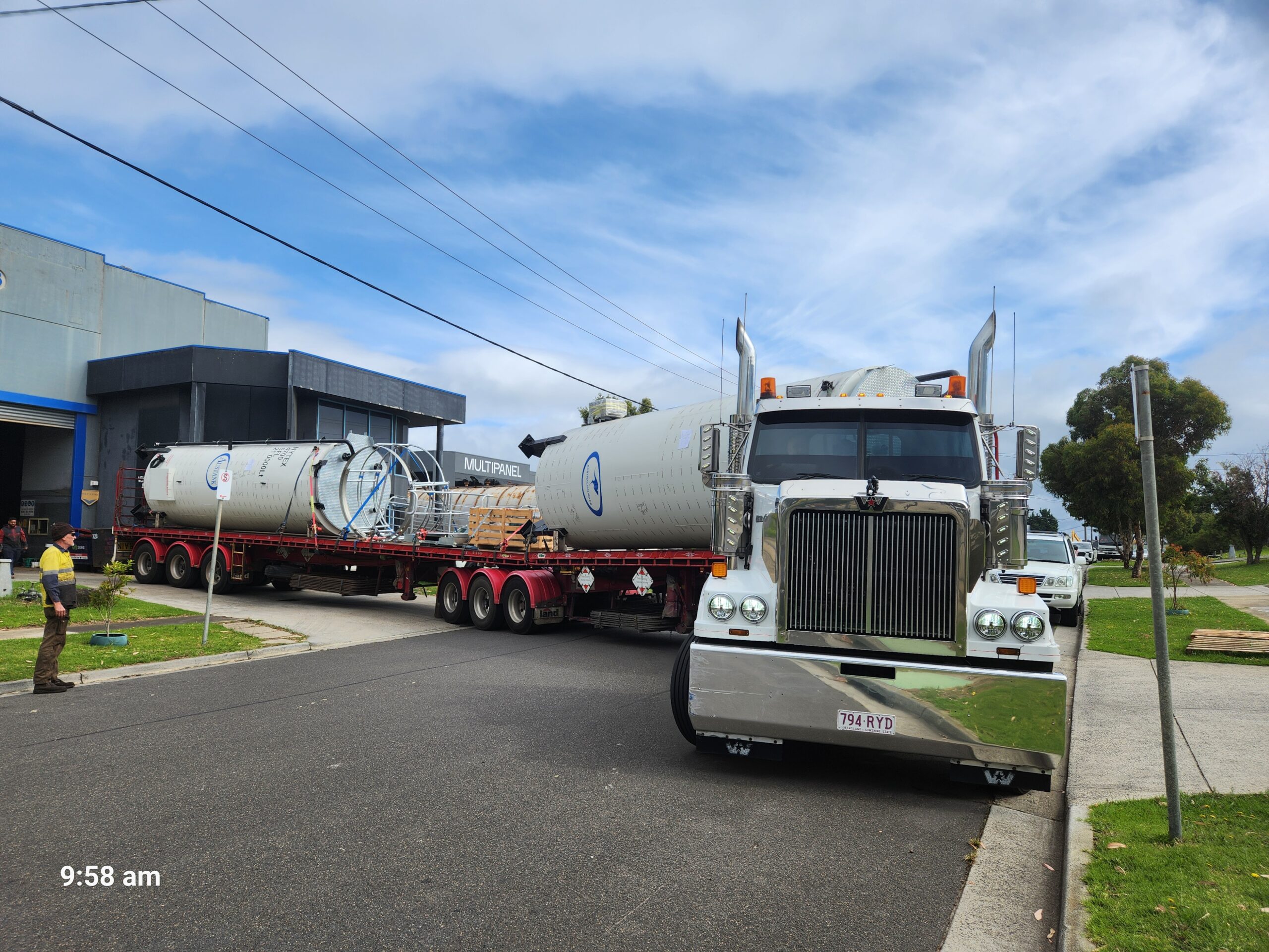 Tank photo leaving factory 4